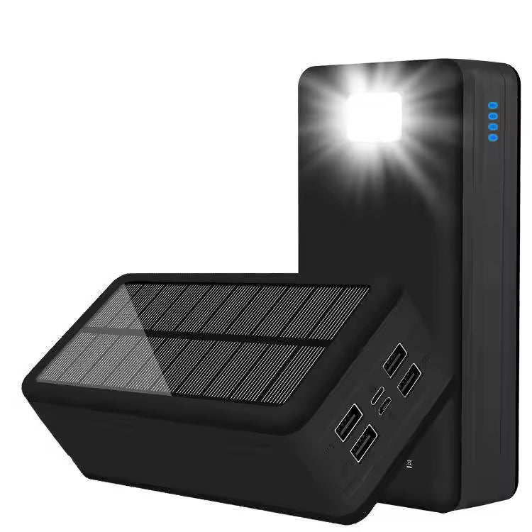 UUTEK SP0500 10W fast charging water proof solor power bank 50000mAh Built-in four USB-A output ports LED lighting