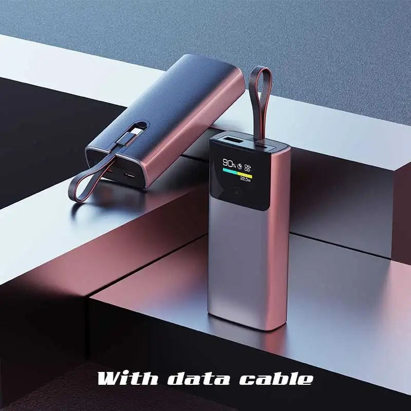 10000 mAh PD22.5W multi-port power bank with built-in USB-A + C ports PB220