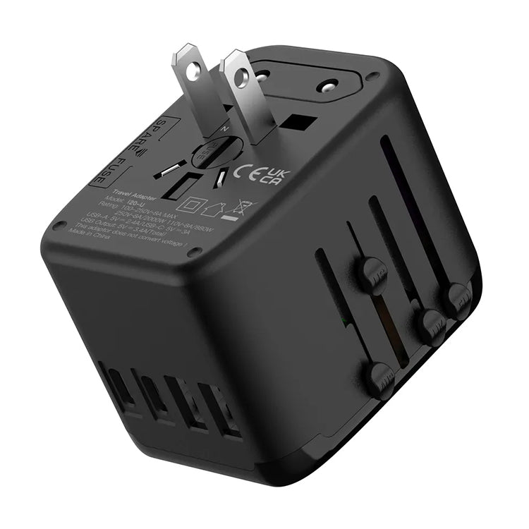 UUTEK i20-U 2025 New Multifunctional 4-in-1 Power Adapter Universal AU/US/UK/EU Standards Wall Plug Charger PD 20W Fast Charging