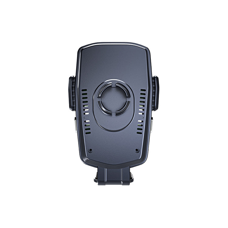 UUTEK CW26 Automatic opening and closing fast charging 15W wireless car charger for iPhone Samsung mobile phone with purple LED atmosphere light