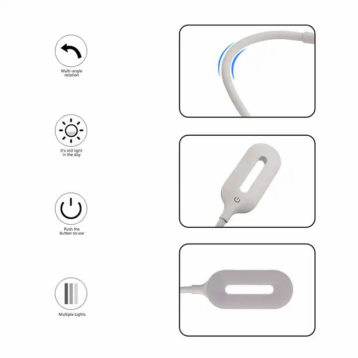 UUTEK HT-12 Touch LED eye protection desk lamp trending products 2024 new arrivals Wireless charger lamp 15W fast charging