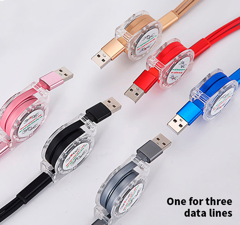 UUTEK RSZ3 fast usb charging cable hot selling 3 in 1 usb cable good reviews usb charging cable