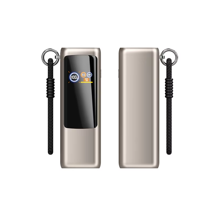 Creative 100W Super Fast Charging Digital Display Power Bank 25000mAh Built-in Cable Lanyard Design Portable Charger PB221