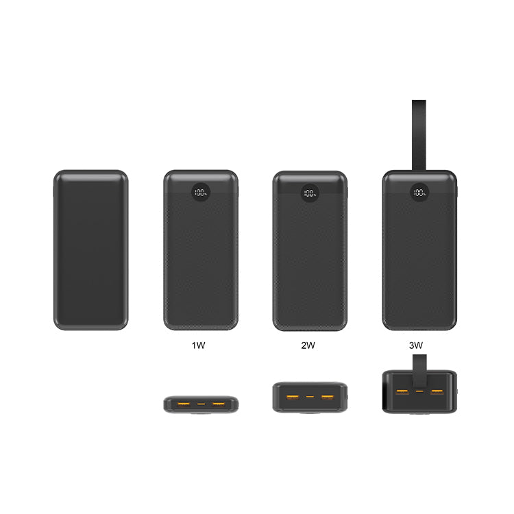 UUTEK PB189dropshipping products 2024 fast charging 18W two USB-A and one USB-C output Power bank 10000mah for smartphones