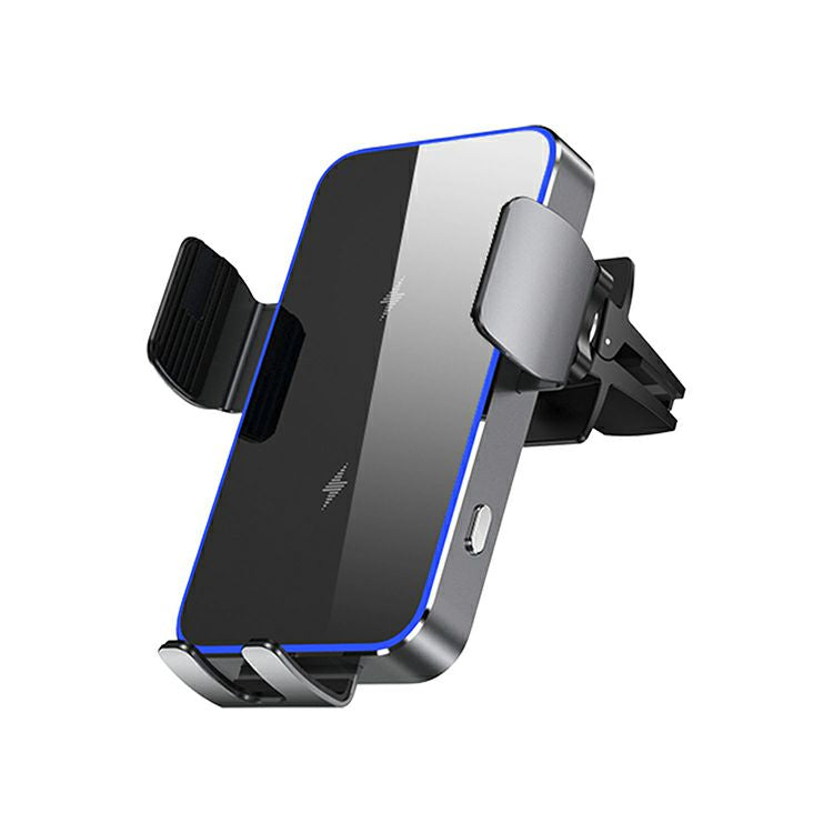 UUTEK 2023 Hot New Product X9 Automatic Induction Fast Charging Car Charger Metal Frame LED Car Charging Bracket