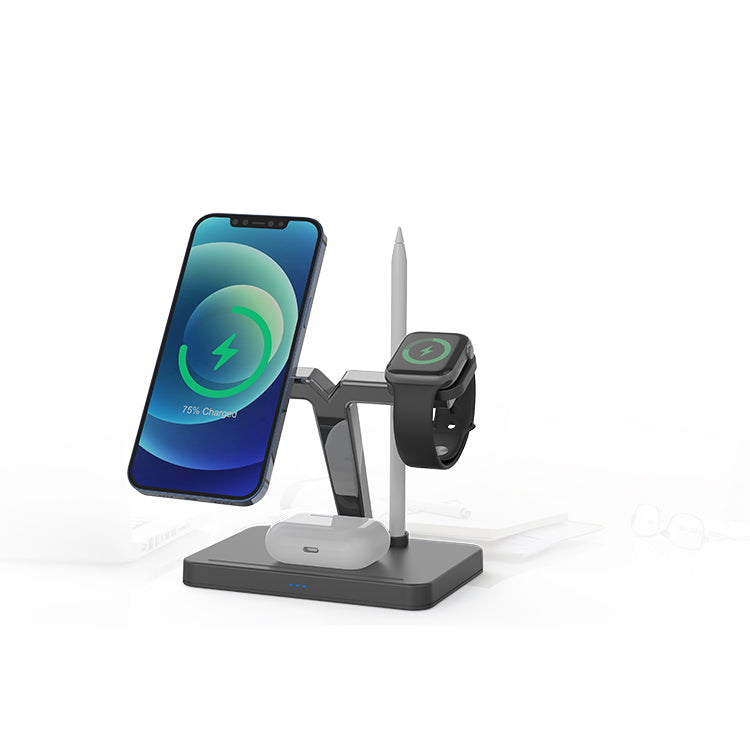 UUTEK Creative Neues Produkt 4 in 1 kabelloses Ladegerat mit magnetischer Saugfunktion Z7 for iPhone Desktop Ladestation