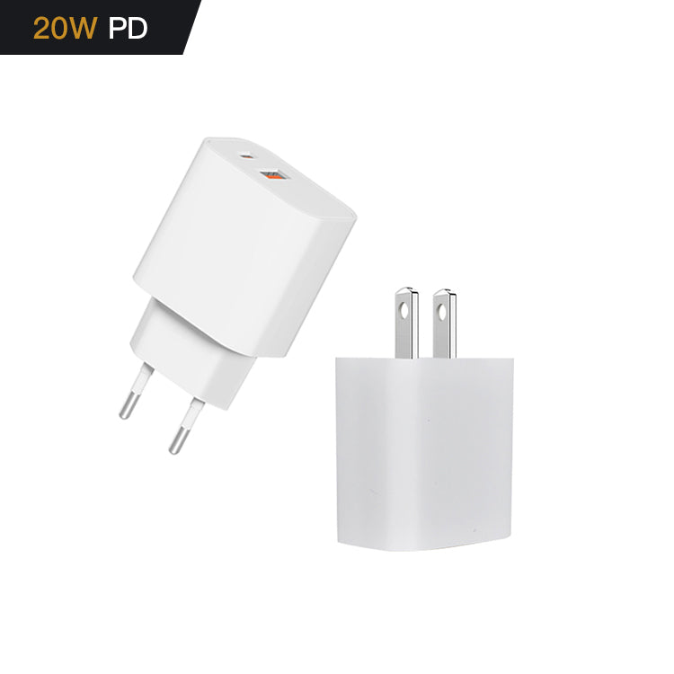 PD 20W+QC 18W Fast Charger, USB C Charger for, iPad Pro, iPhone 13/12/11, Galaxy/Note, Pixel, etc.