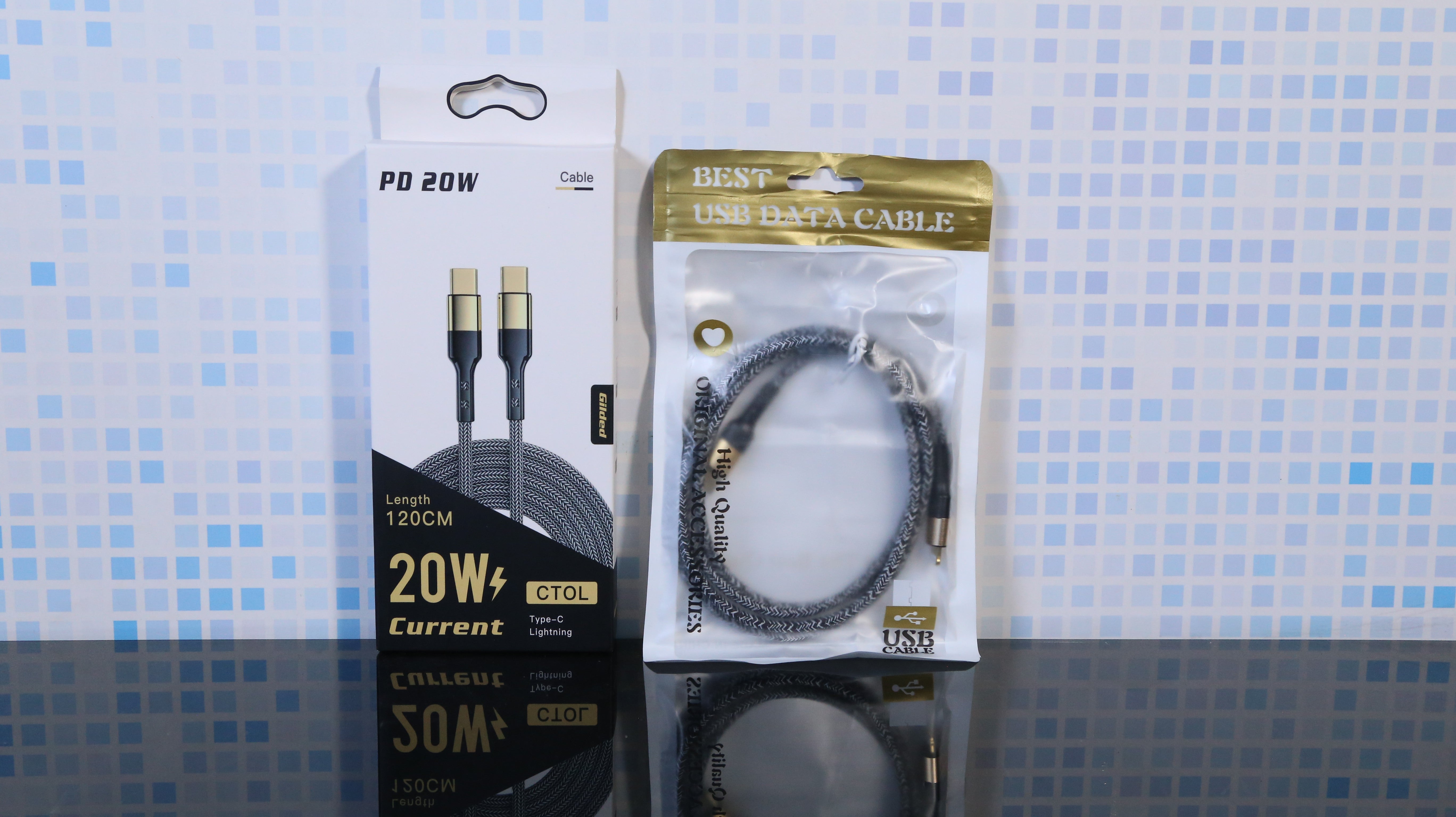 UUTEK JBA01 8 Pin New Bestseller PD 20W Fast Charging Cable with Data Transfer