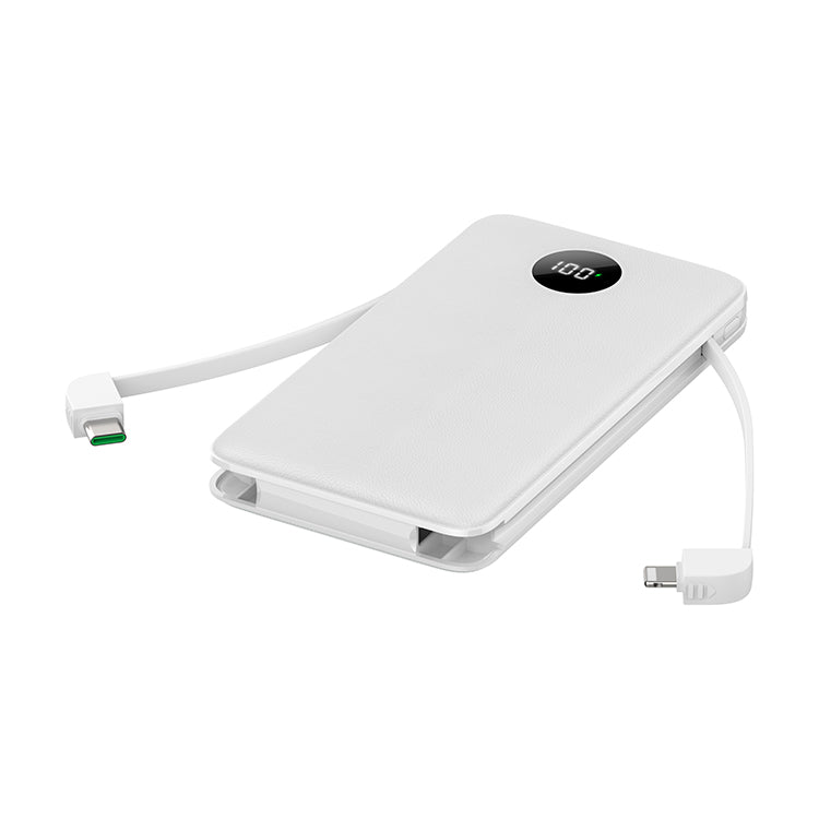 UUTEK RSQ3-L 22.5W Super fast charging  power bank with built-in cables.