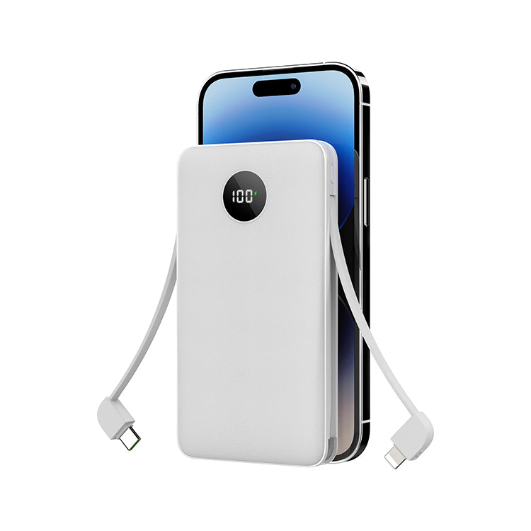 UUTEK RSQ3-L 22.5W Super fast charging  power bank with built-in cables.