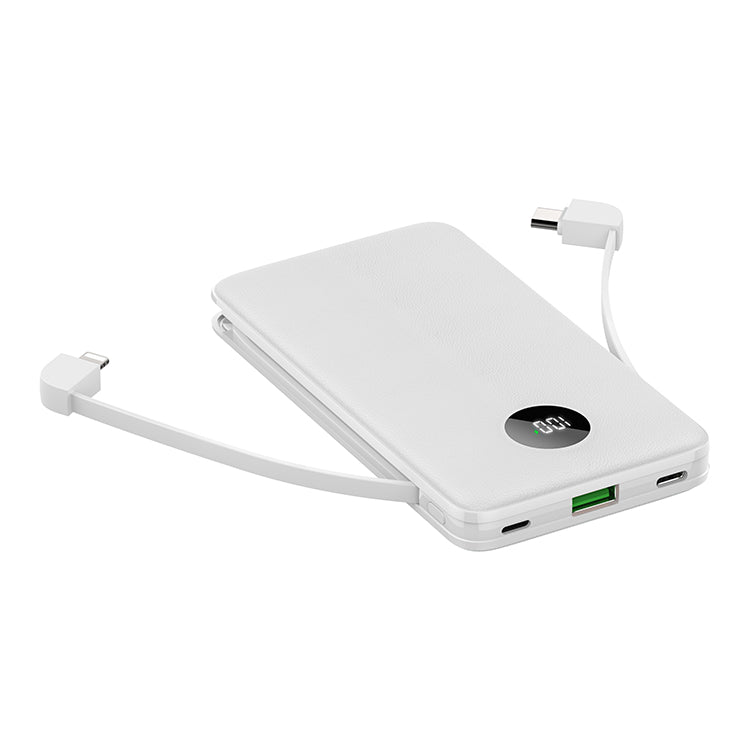 UUTEK RSQ3-L 22.5W Super fast charging  power bank with built-in cables.