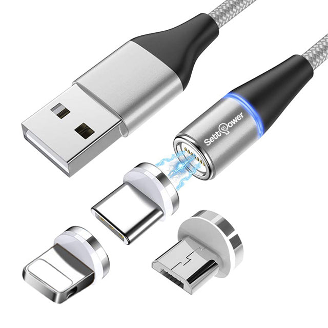 UUTEK RSZ7 Top3 18W Quick Charge 3.0 Magnetic 3in1 data cable