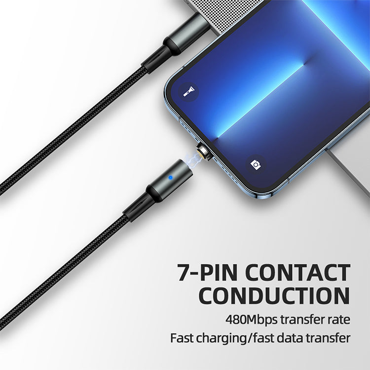 UUTEK UC011 2022 new PD60W 2in1 magnetic fast charging cable 2M type-c to type-c ,type-c to lightning data cable