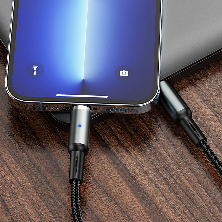 UUTEK UC011 2022 new PD60W 2in1 magnetic fast charging cable 2M type-c to type-c ,type-c to lightning data cable