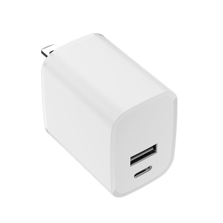 30W GaN Quick Charger, 2 Port Adapter, USB C Charger for iPad Pro, iPhone 13/12/11, Galaxy/Note, Pixel, etc.travel charger.travel charger